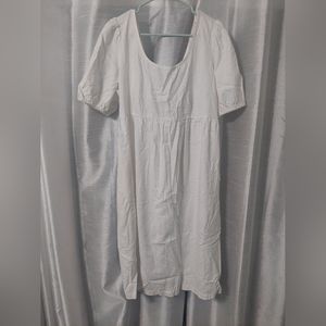 Nwt Isabel by Ingrid & Isabel size large maternity white‎ dress